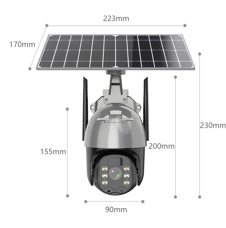 Home Security Land - 2MP 1080P Low Power Comsunption Solar