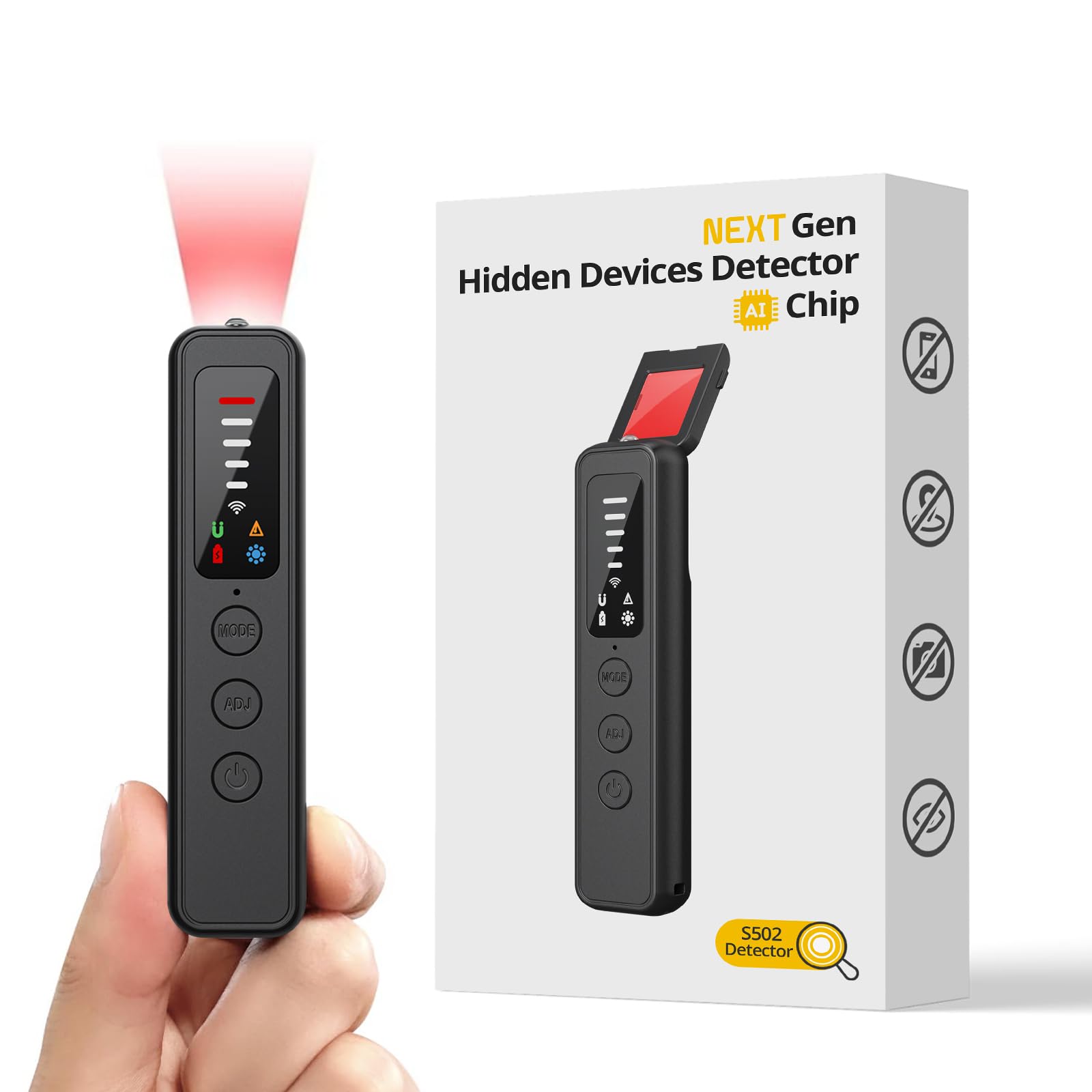 Home Security System - Hidden Camera Detectors, 2026 Anti Spy