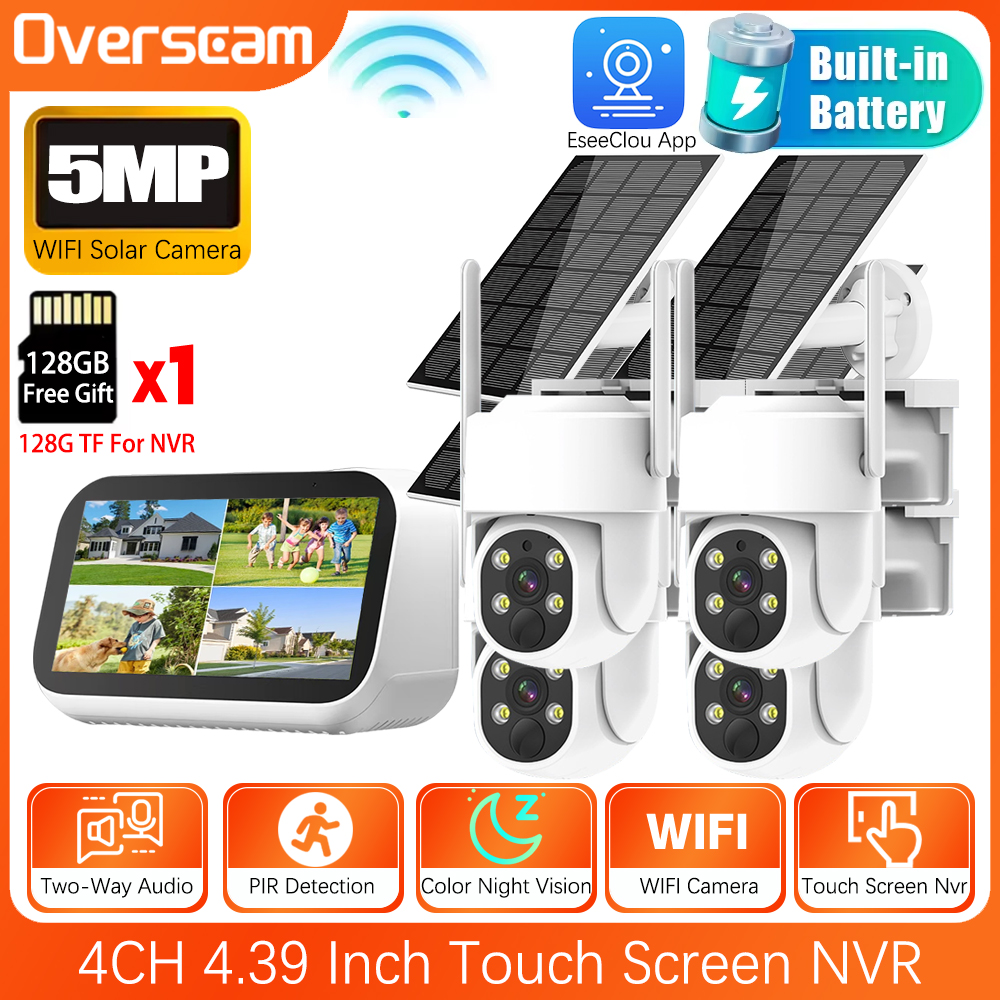 Alarm Siren Outdoor - Mini 4CH 4.39 Inch NVR 5MP