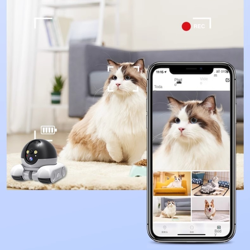 Home Security Robot - 4MP IP Camera 5G WiFi Dual