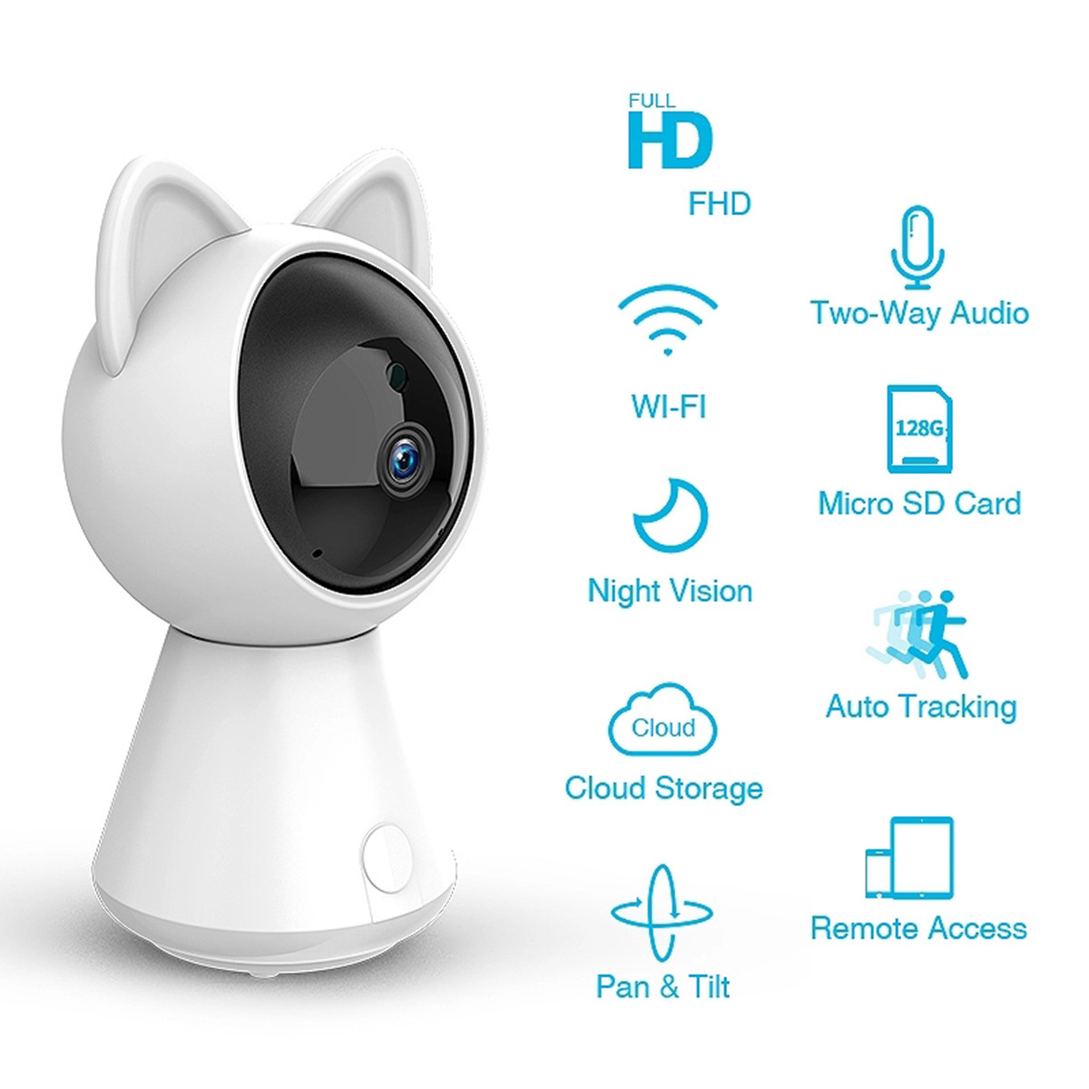 Home Security Land - 2MP 1080p Wireless PTZ IP Dome
