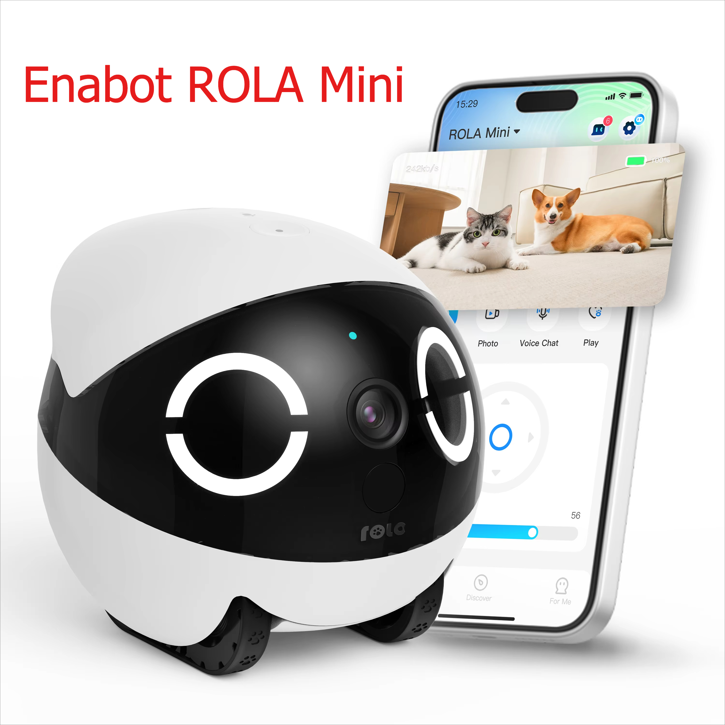 Home Security Robot - ROLA Mini Significant Other Robot 2K