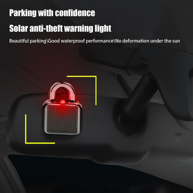 Solar Security Light - Car Solar Warning Light Vehicle Fake