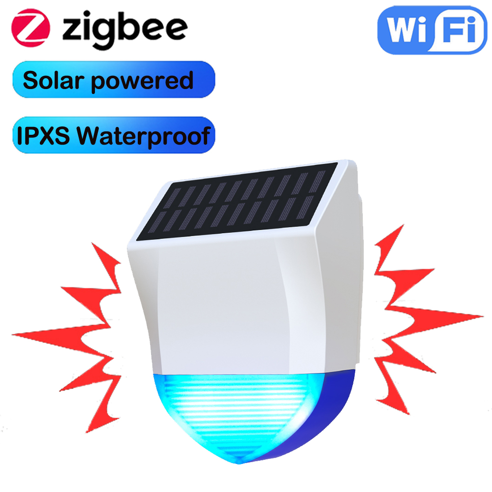 Alarm Siren Outdoor - Tuya Smart Zigbee/Wifi Siren Alarm Waterproof