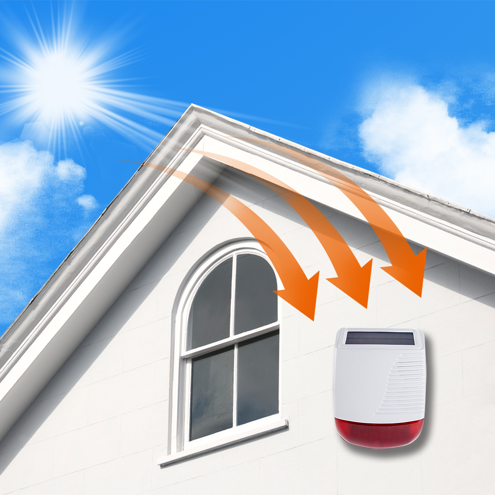 Staniot Wireless Outdoor Solar - đánh giá và giá Alarm Siren Outdoor
