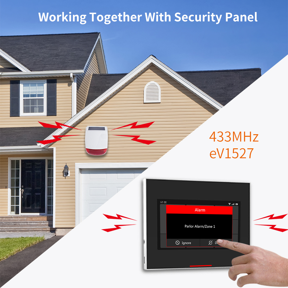 Staniot Wireless Outdoor Solar - đánh giá và giá Alarm Siren Outdoor