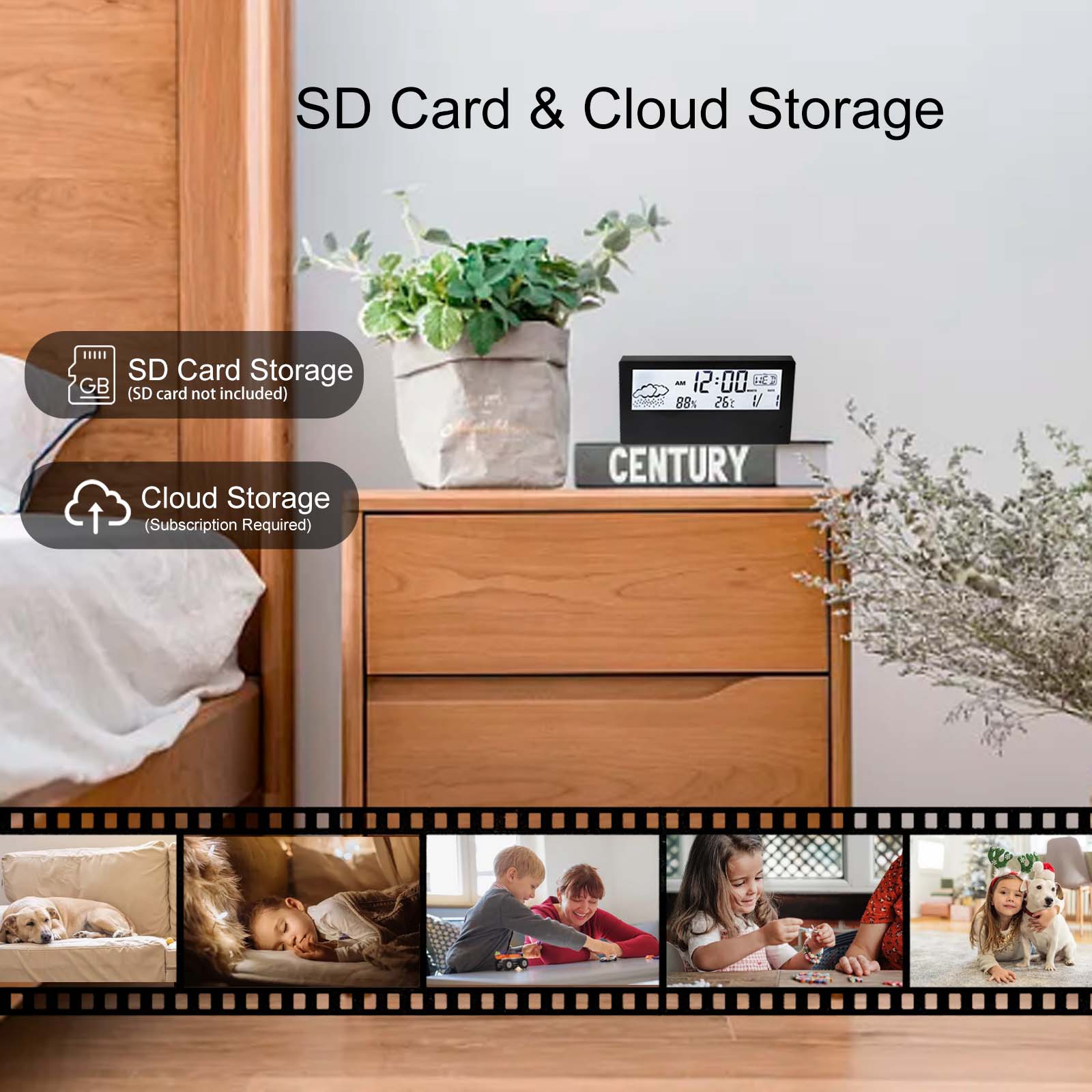 4K HD Wireless Alarm Clock Cam - đánh giá và giá Hidden Camera Clock