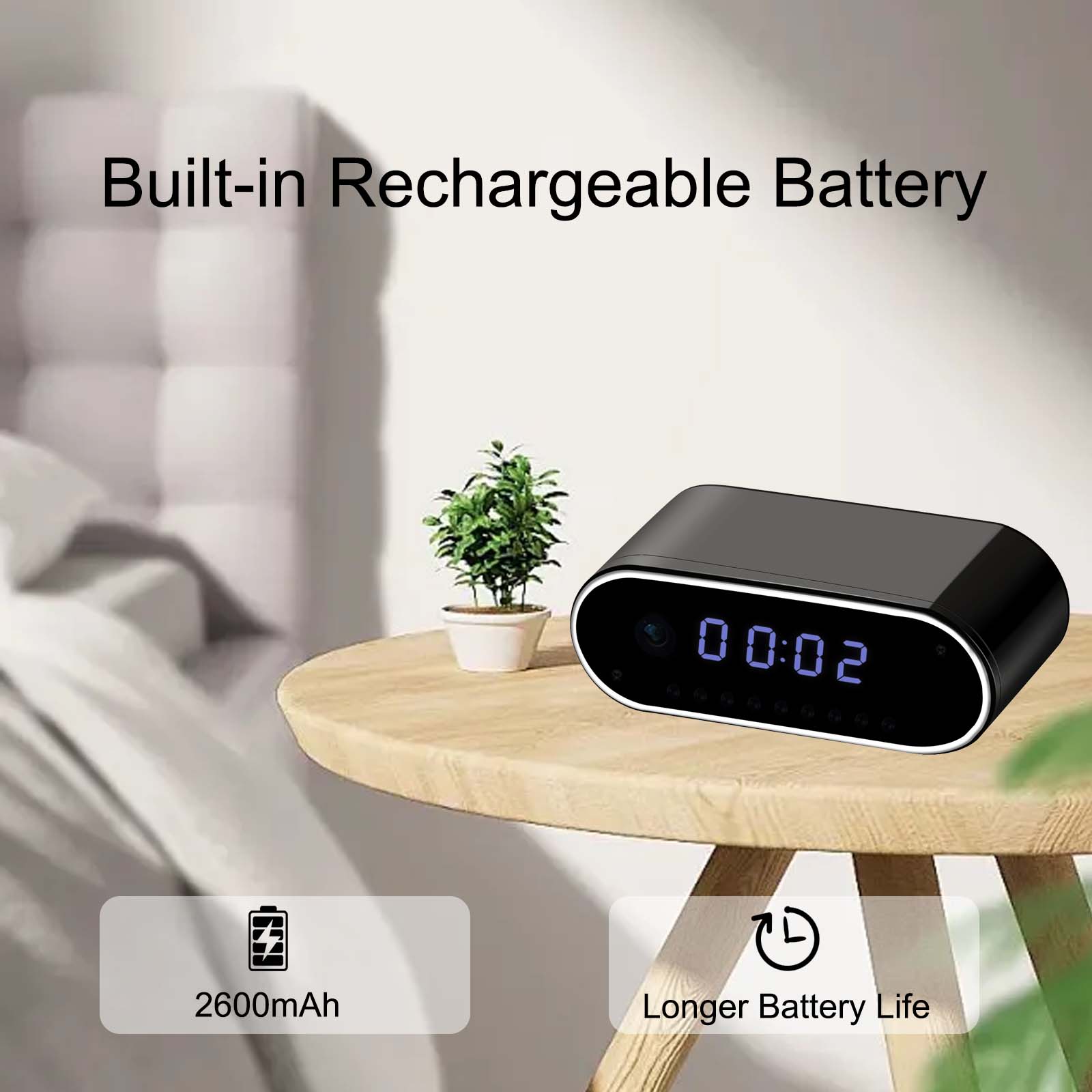 Wireless Digital Clock Camera, - đánh giá và giá Hidden Camera Clock