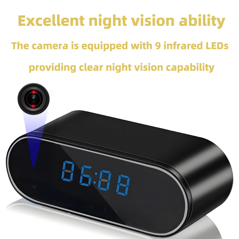 WIFI Mini Clock Camera HD 1080 - đánh giá và giá Hidden Camera Clock