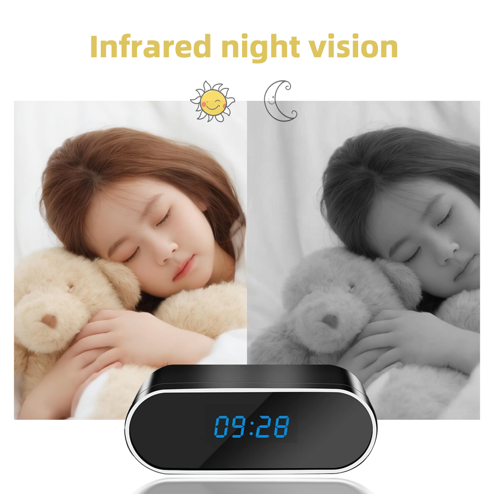 WIFI Mini Clock Camera HD 1080 - đánh giá và giá Hidden Camera Clock