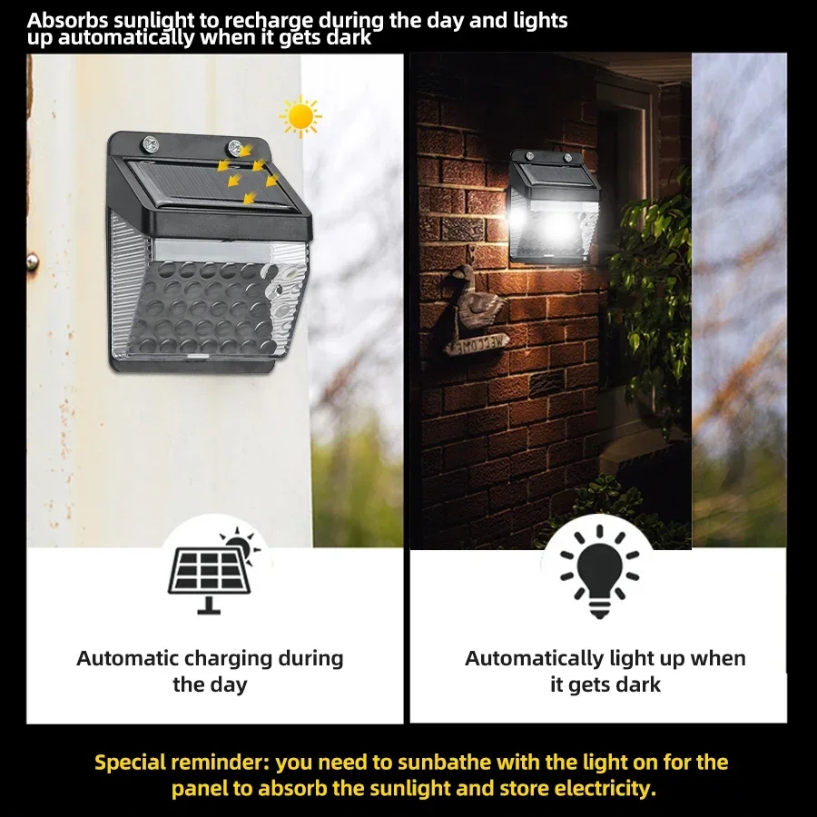 LED Solar Light PIR Motion Sen - đánh giá và giá Solar Security Light