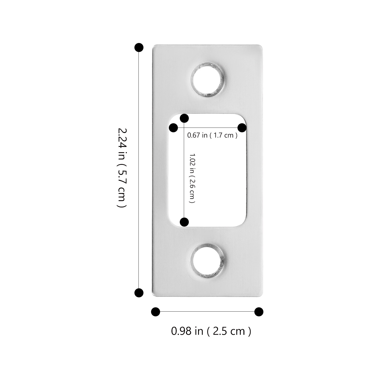 2Pcs Door Strike Plate Filler  - đánh giá và giá Door Reinforcer Kit