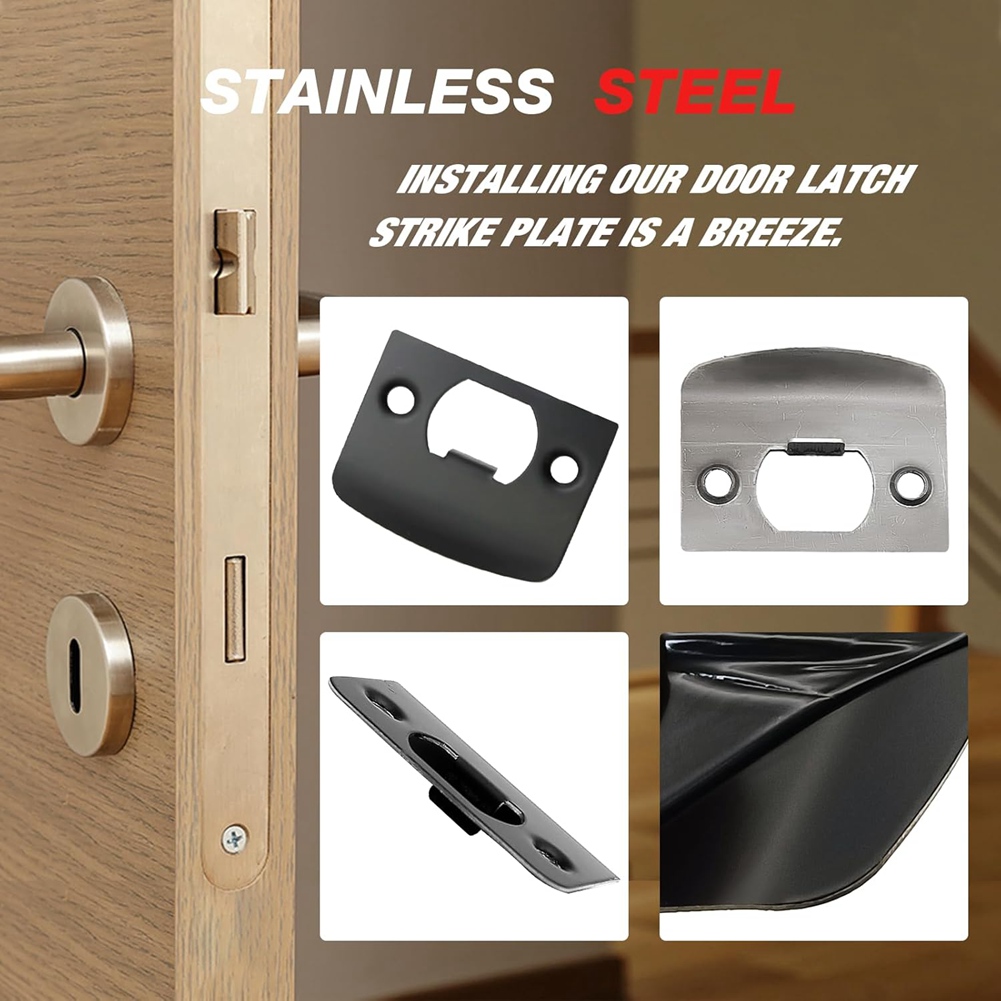 AT51-12 PCS Door Strike Plate, - đánh giá và giá Door Reinforcer Kit