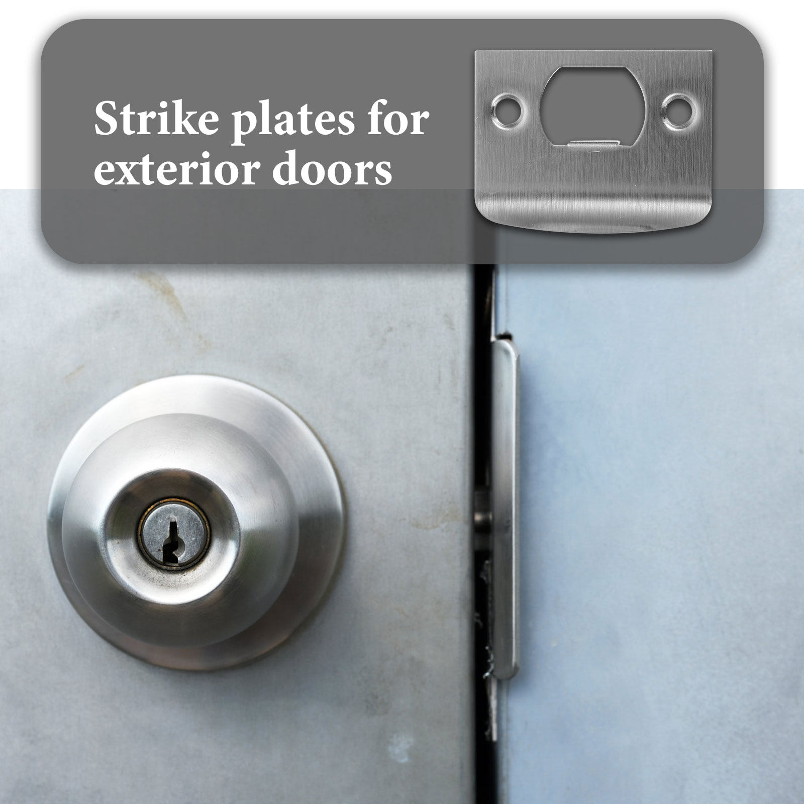 4Sets Door Strike Plate Stainl - đánh giá và giá Door Reinforcer Kit