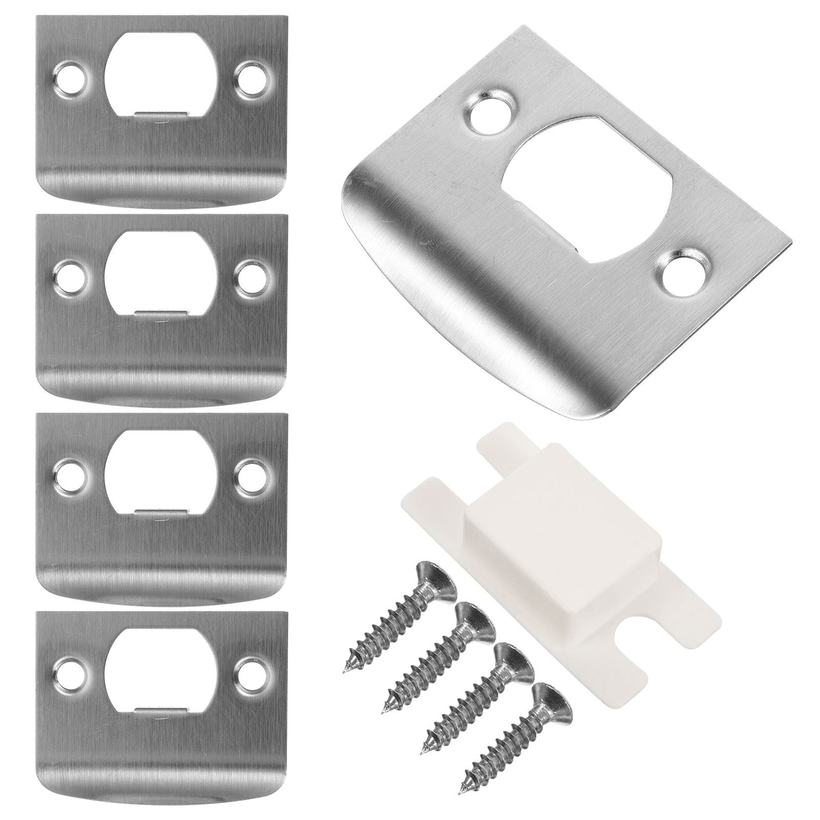 4Sets Door Strike Plate Stainl - đánh giá và giá Door Reinforcer Kit