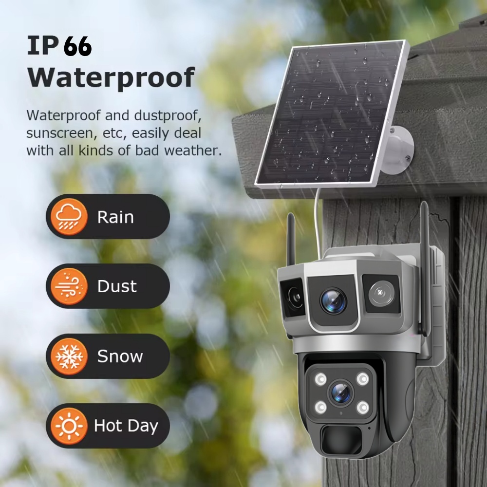 4G Camera Outdoor Solar Survei - đánh giá và giá Alarm Siren Outdoor
