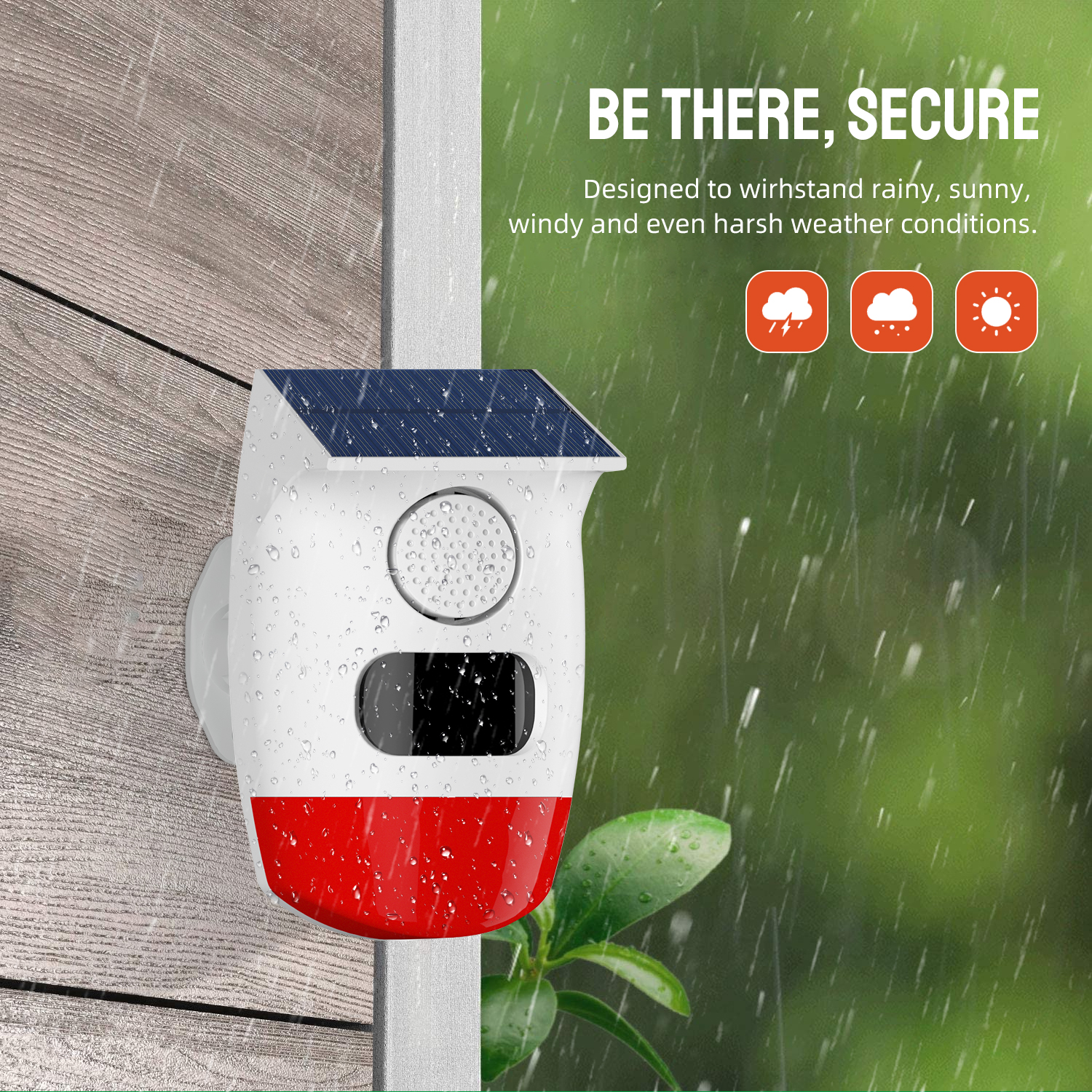 Outdoor Solar Alarm PIR Infrar - đánh giá và giá Solar Security Light