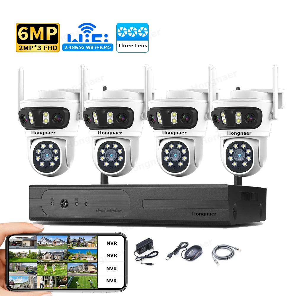 2026 Hongnaer 6MP 4CH 3 Lens 2 - đánh giá và giá Home Security System