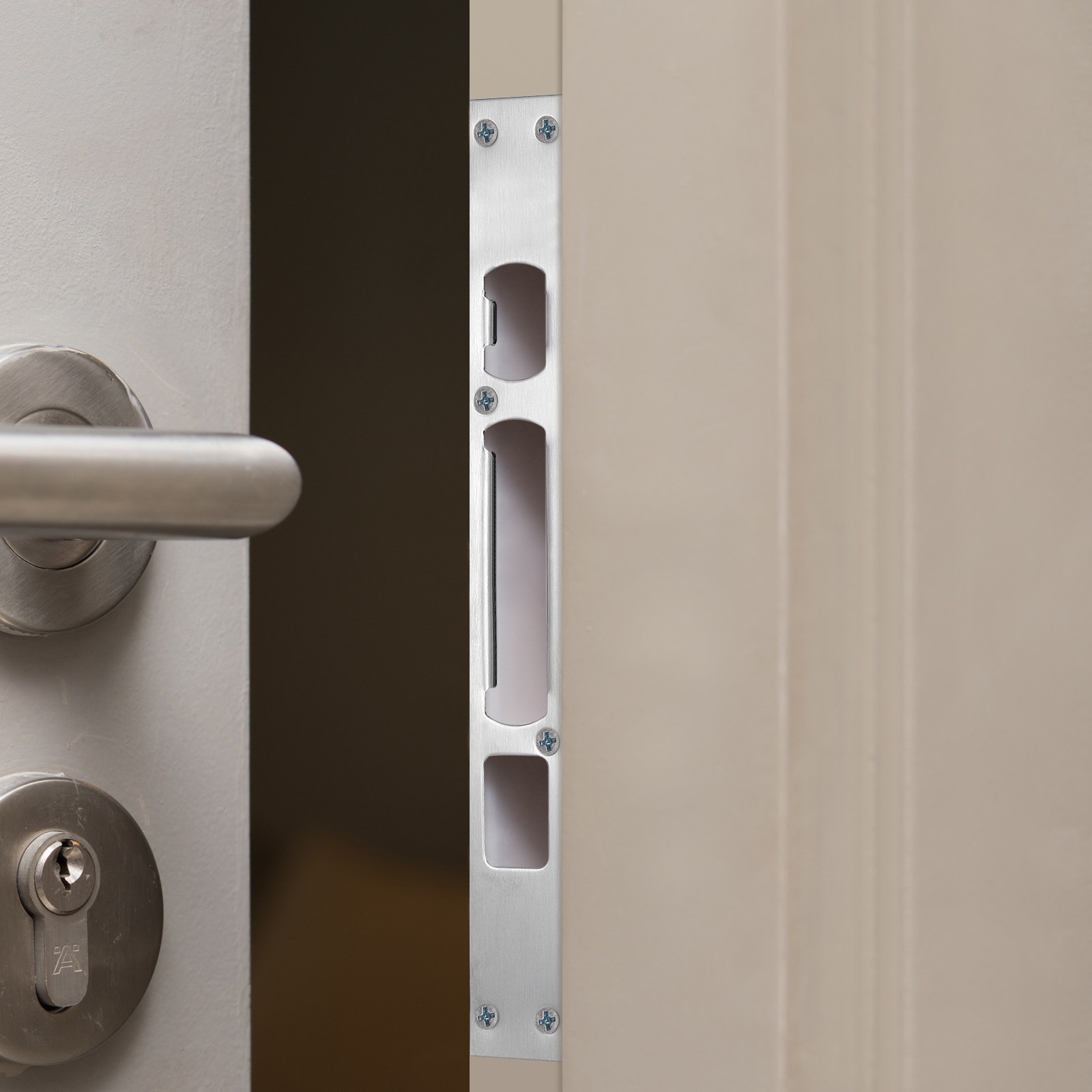 2Pcs Door Strike Plate Stainle - đánh giá và giá Door Reinforcer Kit