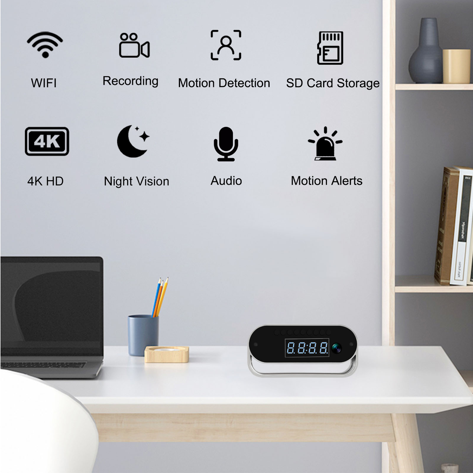4K HD Camera Clock - Covert Su - đánh giá và giá Hidden Camera Clock