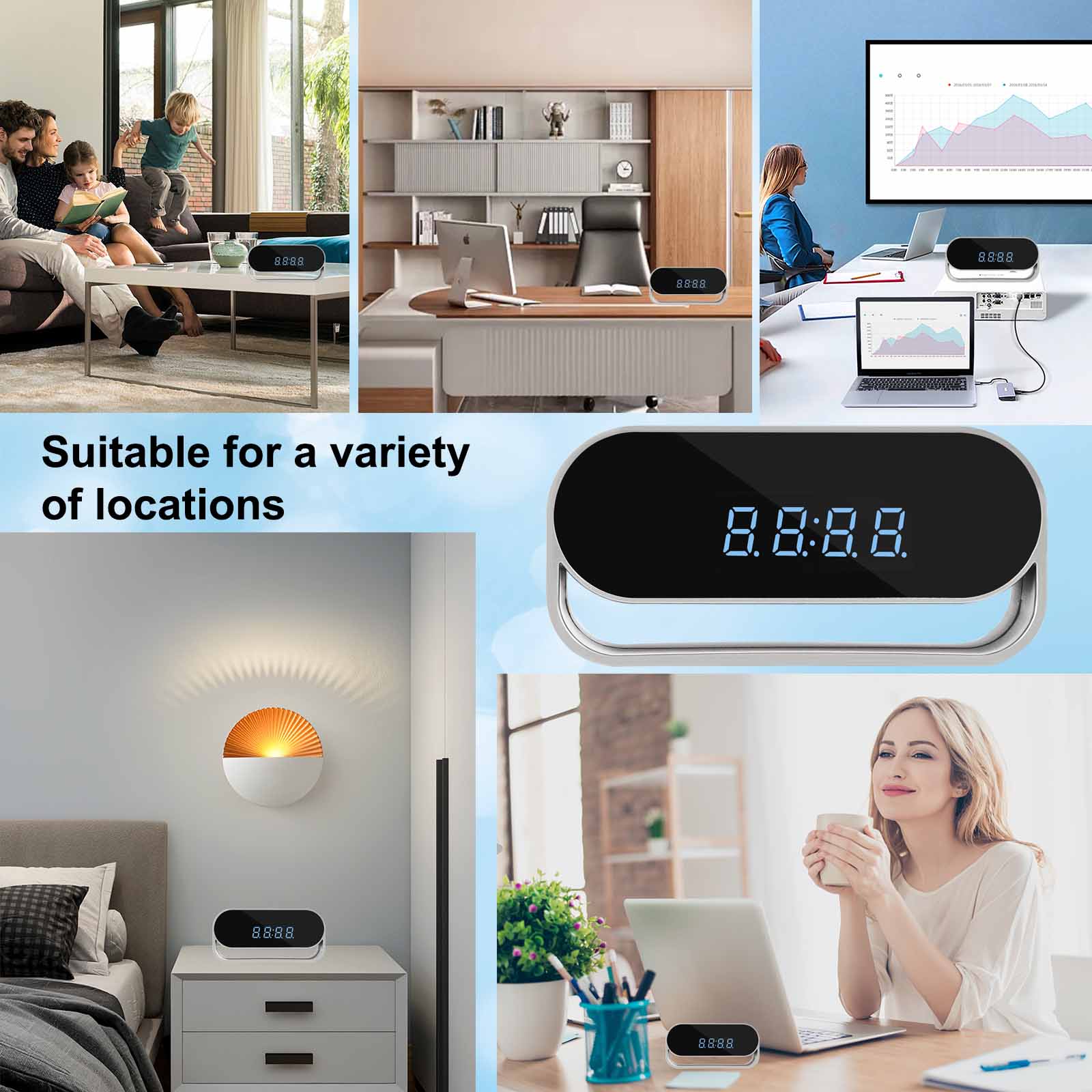 4K HD Camera Clock - Covert Su - đánh giá và giá Hidden Camera Clock