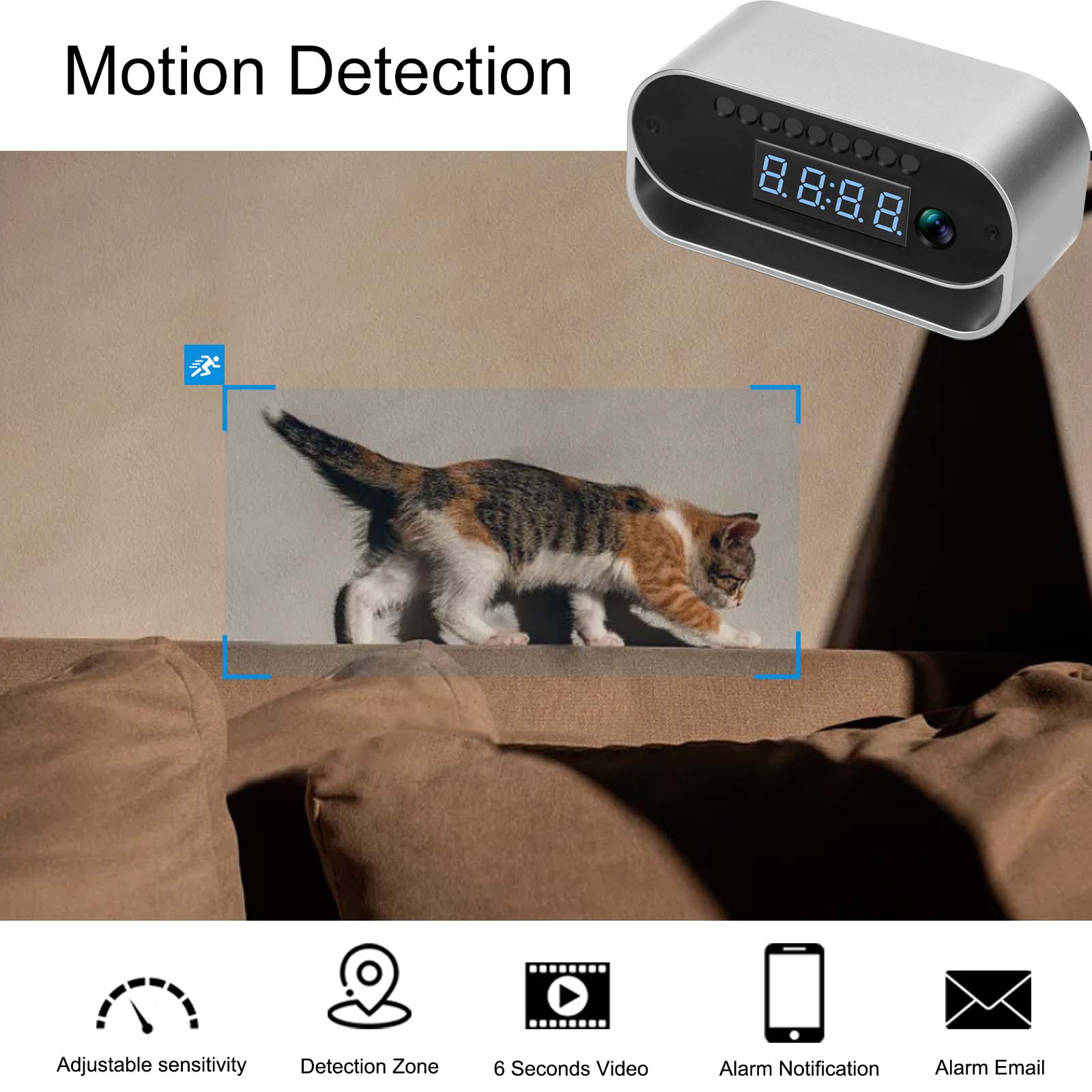 4K HD Camera Clock - Covert Su - đánh giá và giá Hidden Camera Clock
