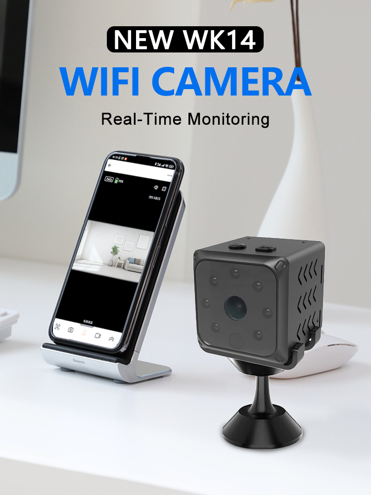 WK14 Mini WiFi Camera Wireless - đánh giá và giá Hidden Camera Clock