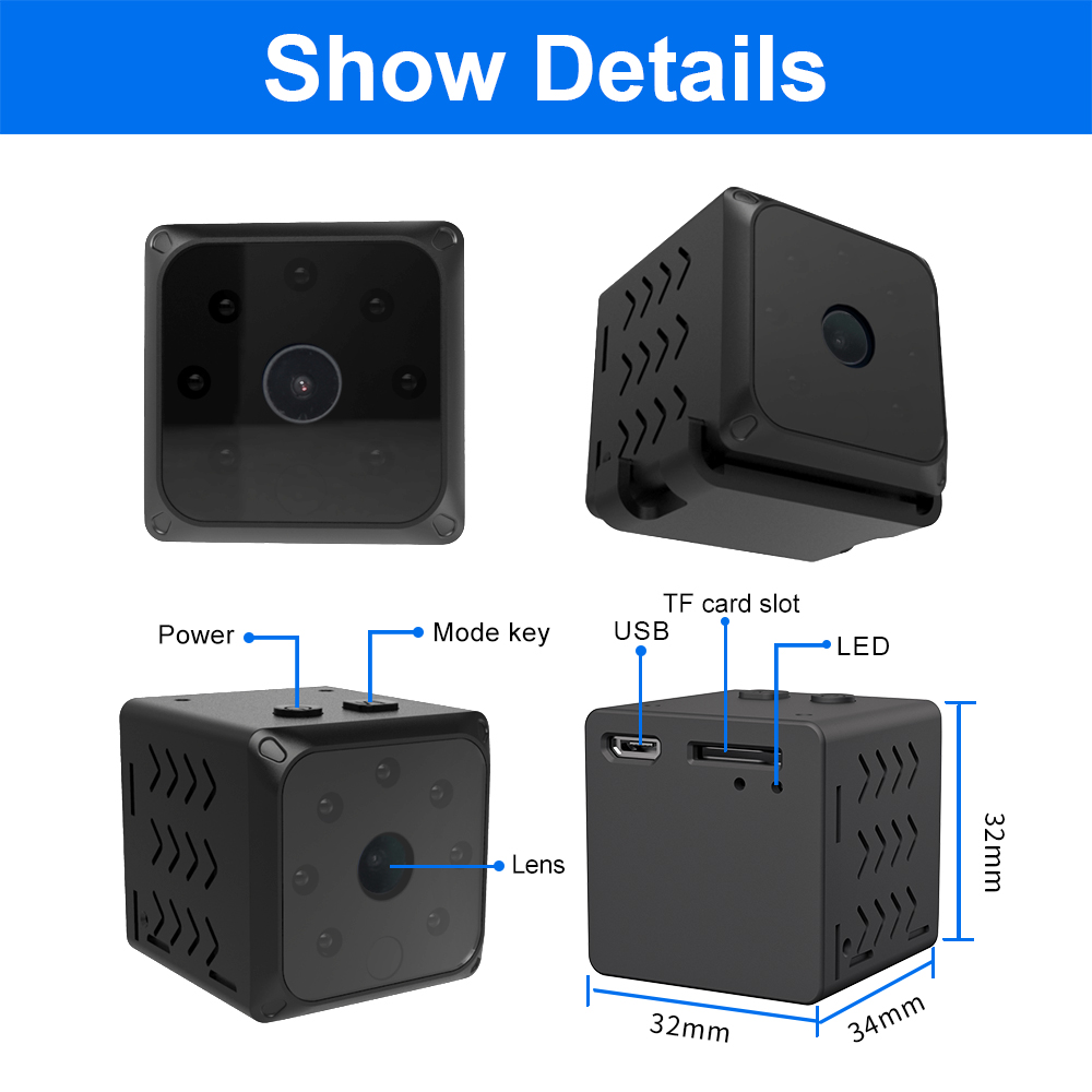 WK14 Mini WiFi Camera Wireless - đánh giá và giá Hidden Camera Clock