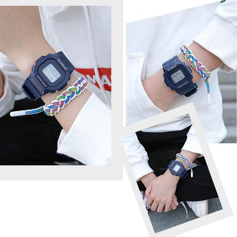 1/2pcs LED Sports Watch Set fo - đánh giá và giá Home Security Electronics