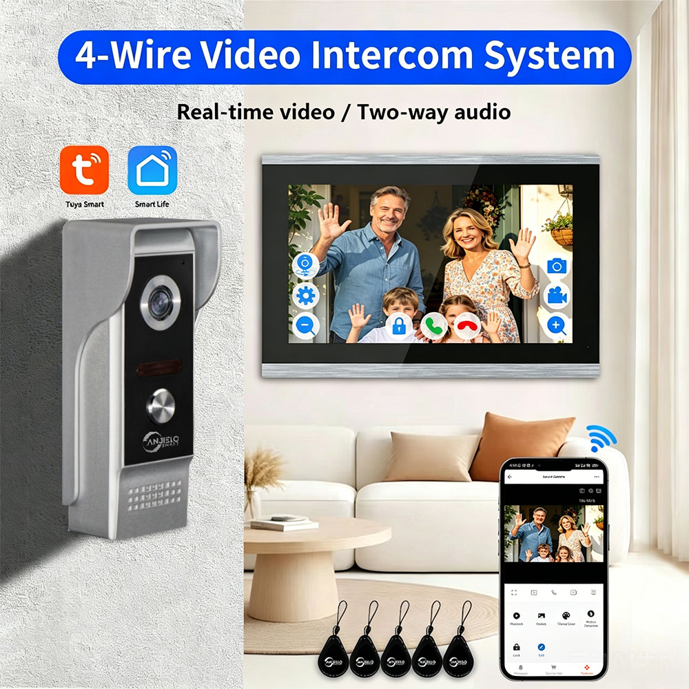 ANJIELO Smart Tuya WiFi 1080P  - đánh giá và giá Home Security Cameras Uk