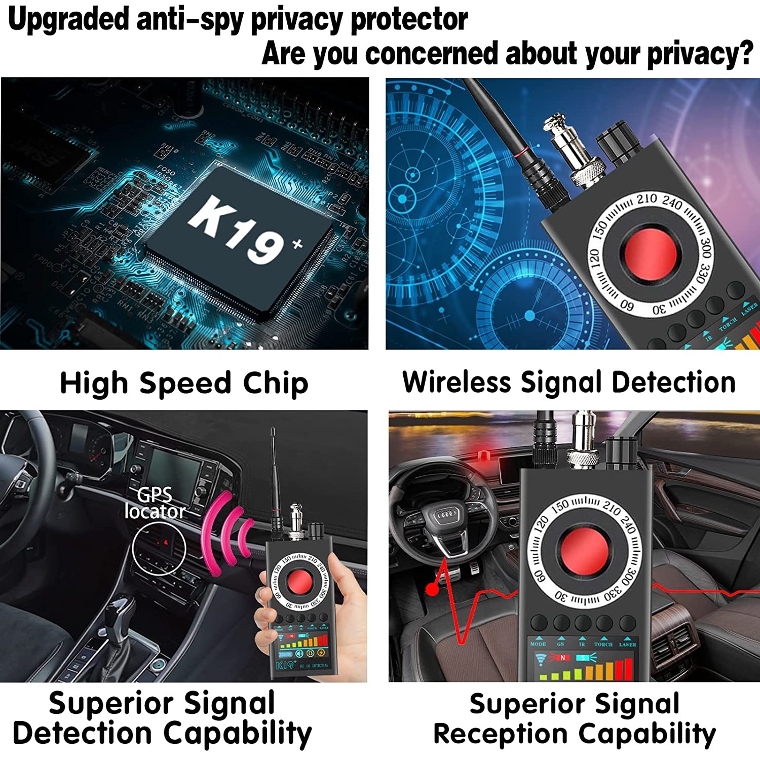 New K19+ Eavesdropping Hidden  - đánh giá và giá Home Security System