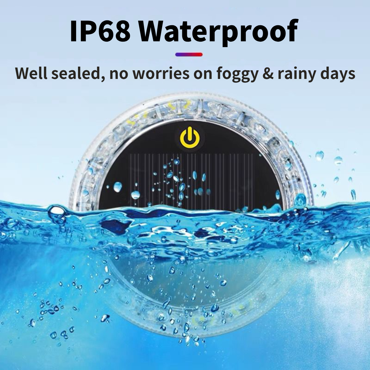 1/2x Car Wireless Strobe Touch - đánh giá và giá Solar Security Light