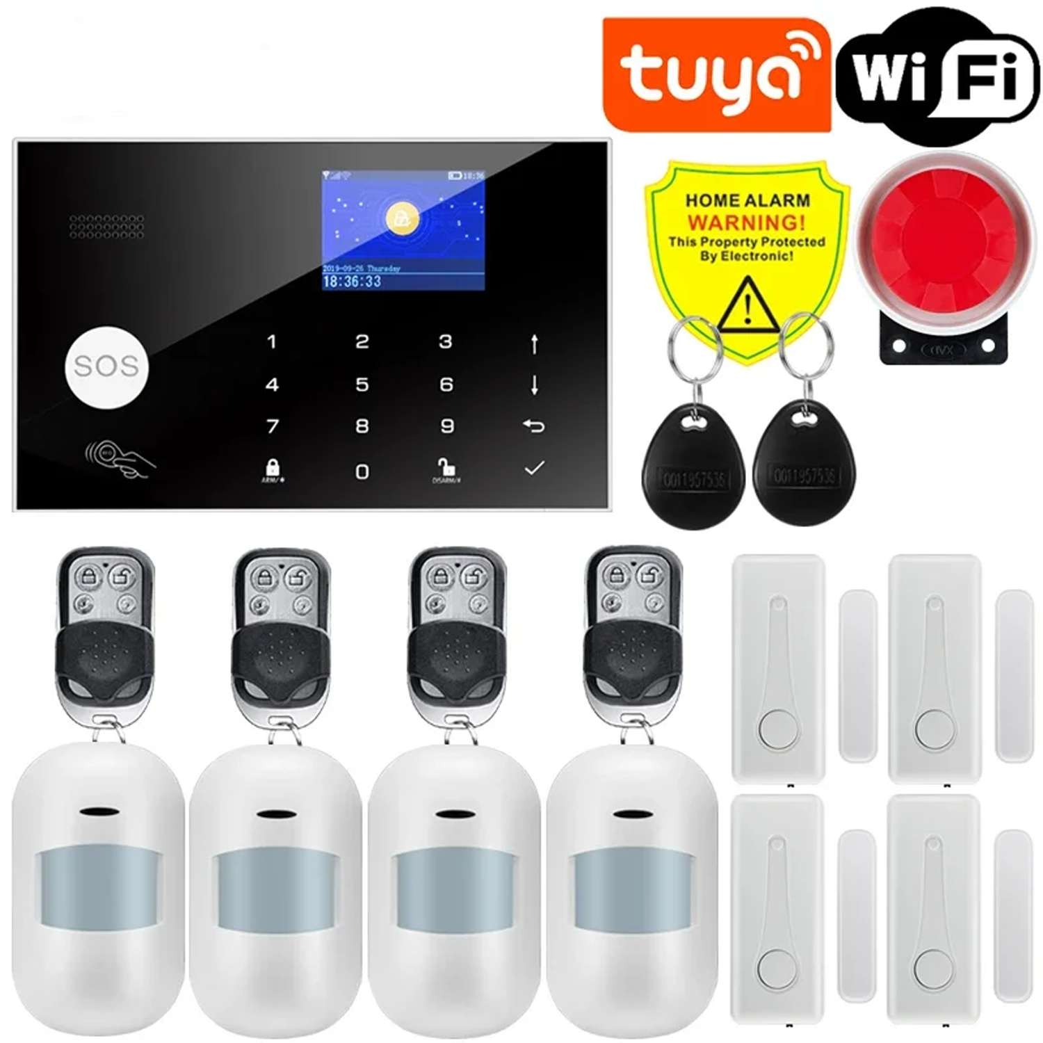 Tuya Wireless WIFI GSM Home Bu - đánh giá và giá Home Zone Security Camera
