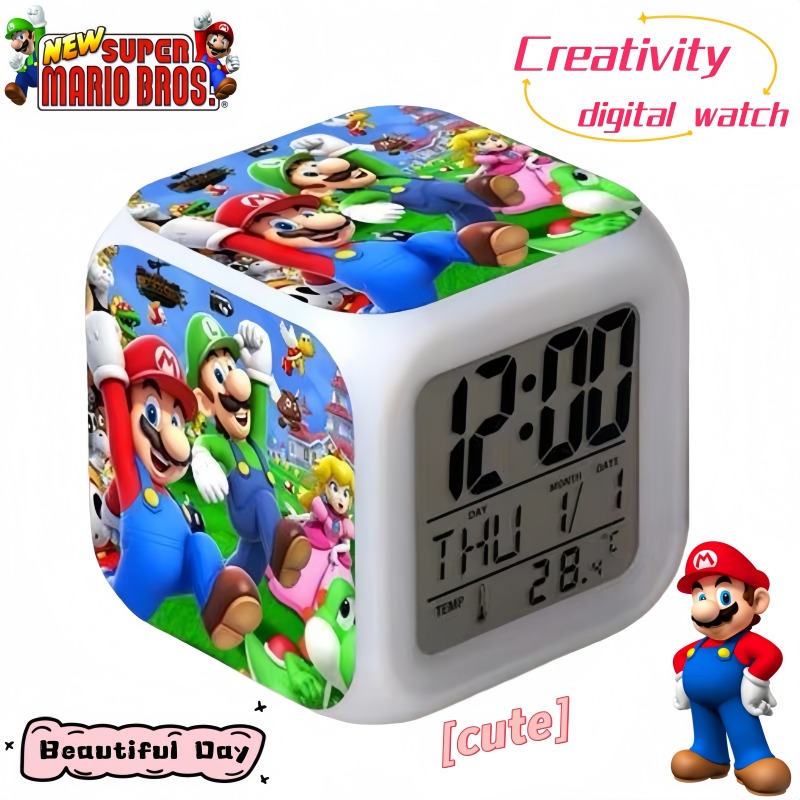 Super Mario Alarm Clock Cute C - đánh giá và giá Home Security Electronics