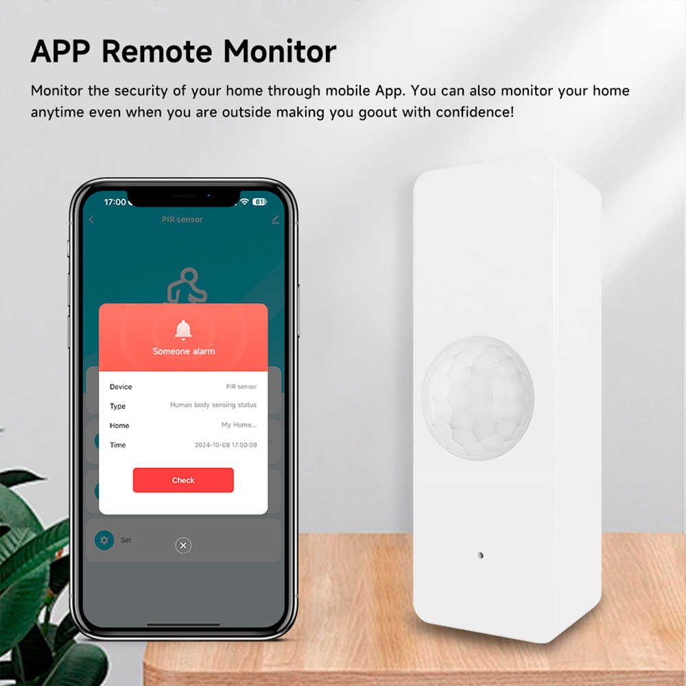 WiFi Smart PIR Motion Sensor T - đánh giá và giá Home Security System