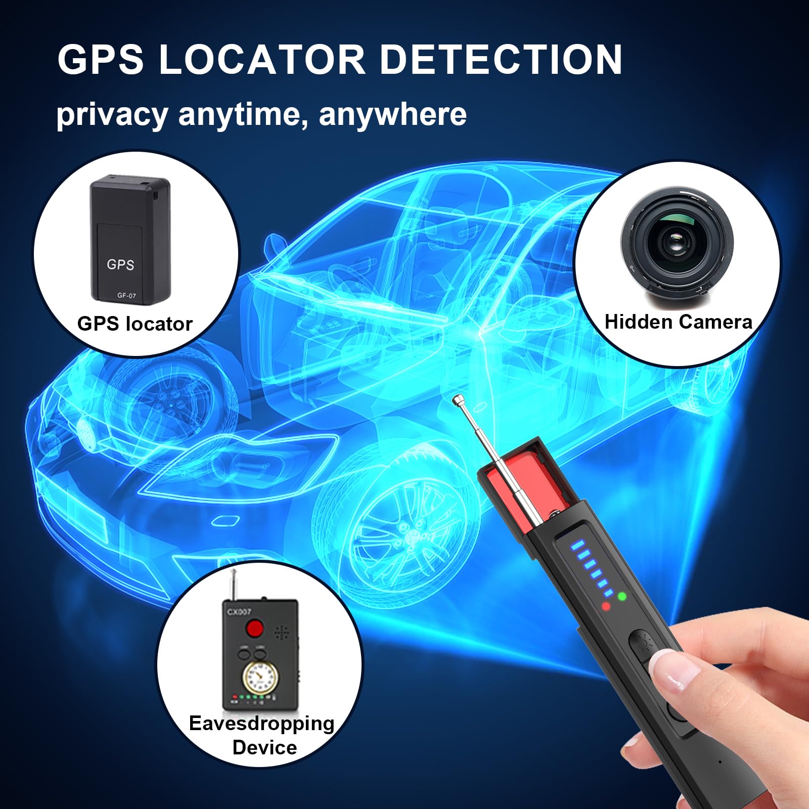 6-in-1 Anti-Spy Hidden Camera  - đánh giá và giá Home Security System