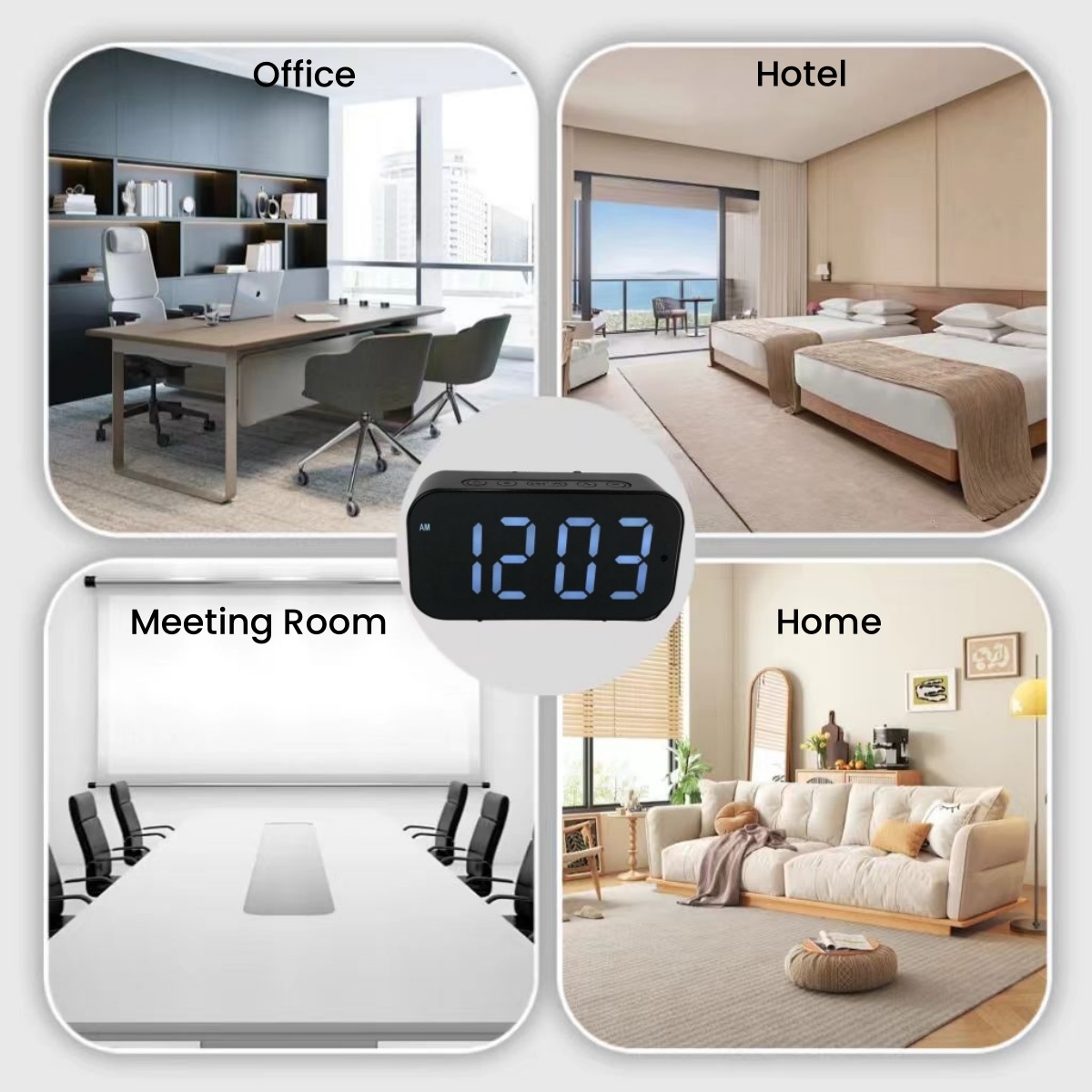 1080P HD WIFI Alarm Clock Came - đánh giá và giá Hidden Camera Clock