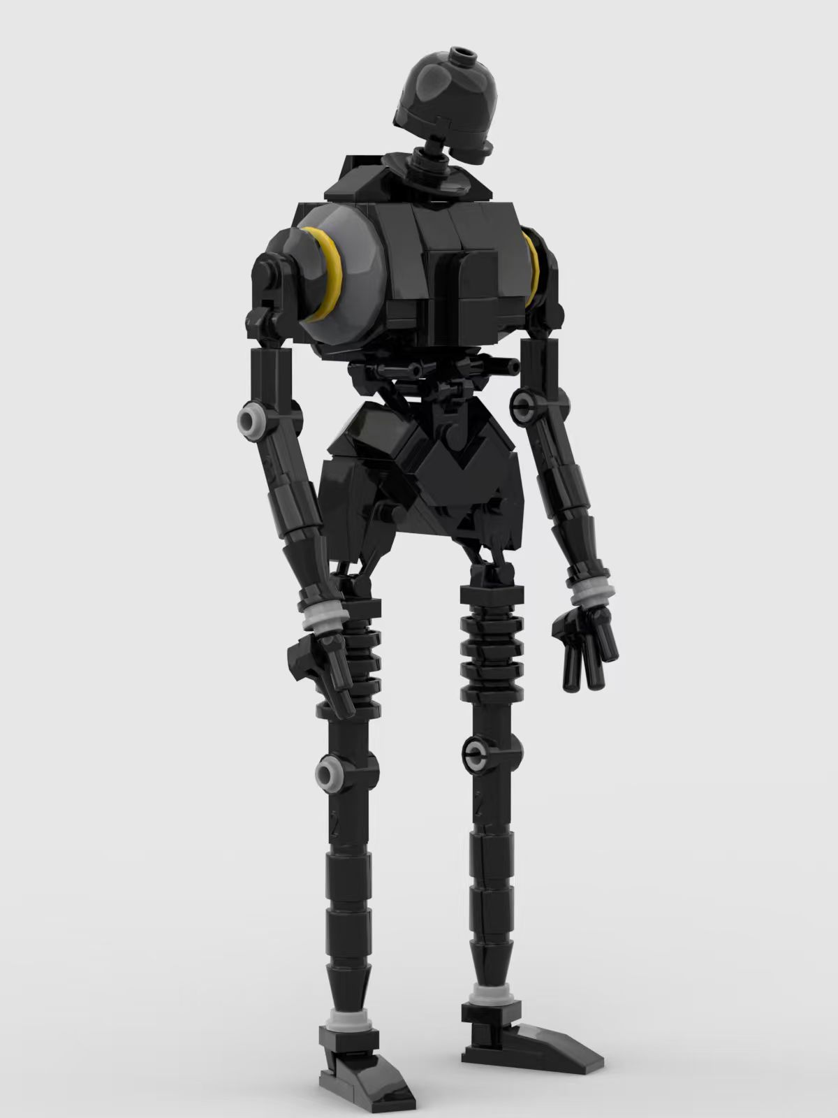 New MOC Black Security Robot H - đánh giá và giá Home Security Robot