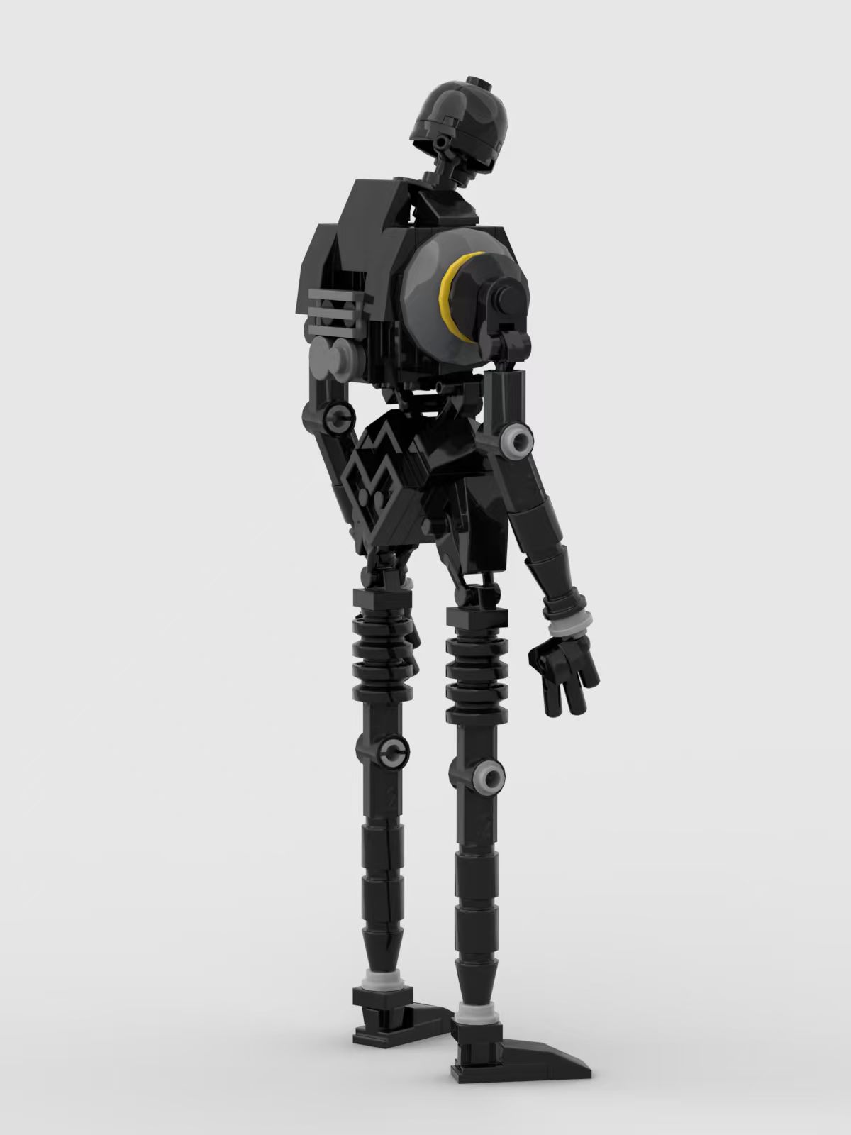 New MOC Black Security Robot H - đánh giá và giá Home Security Robot