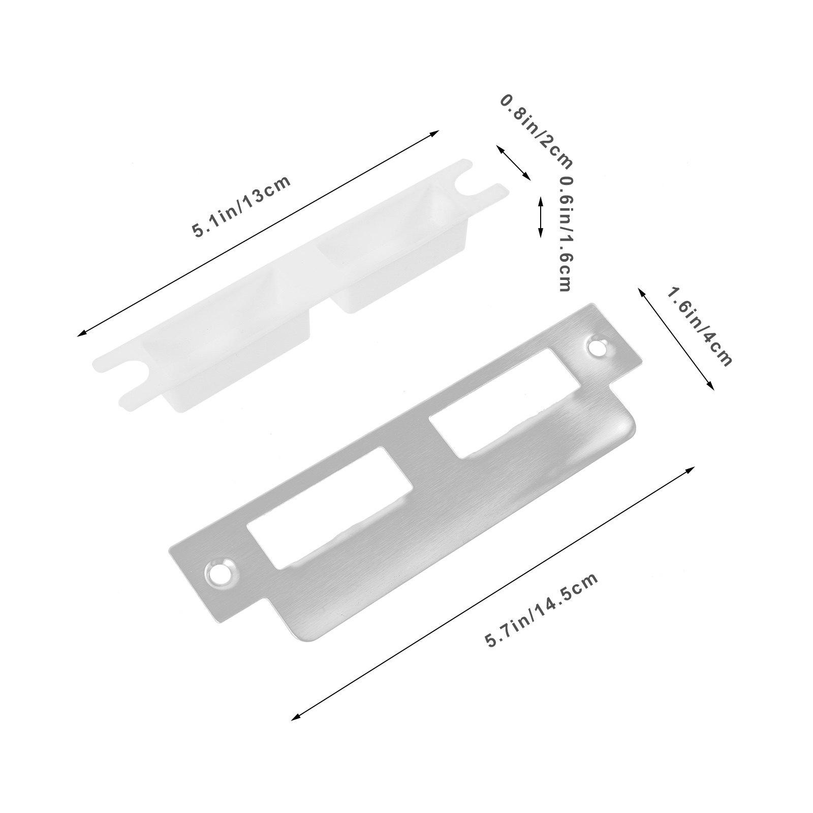 5Pcs Stainless Steel Door Stri - đánh giá và giá Door Reinforcer Kit