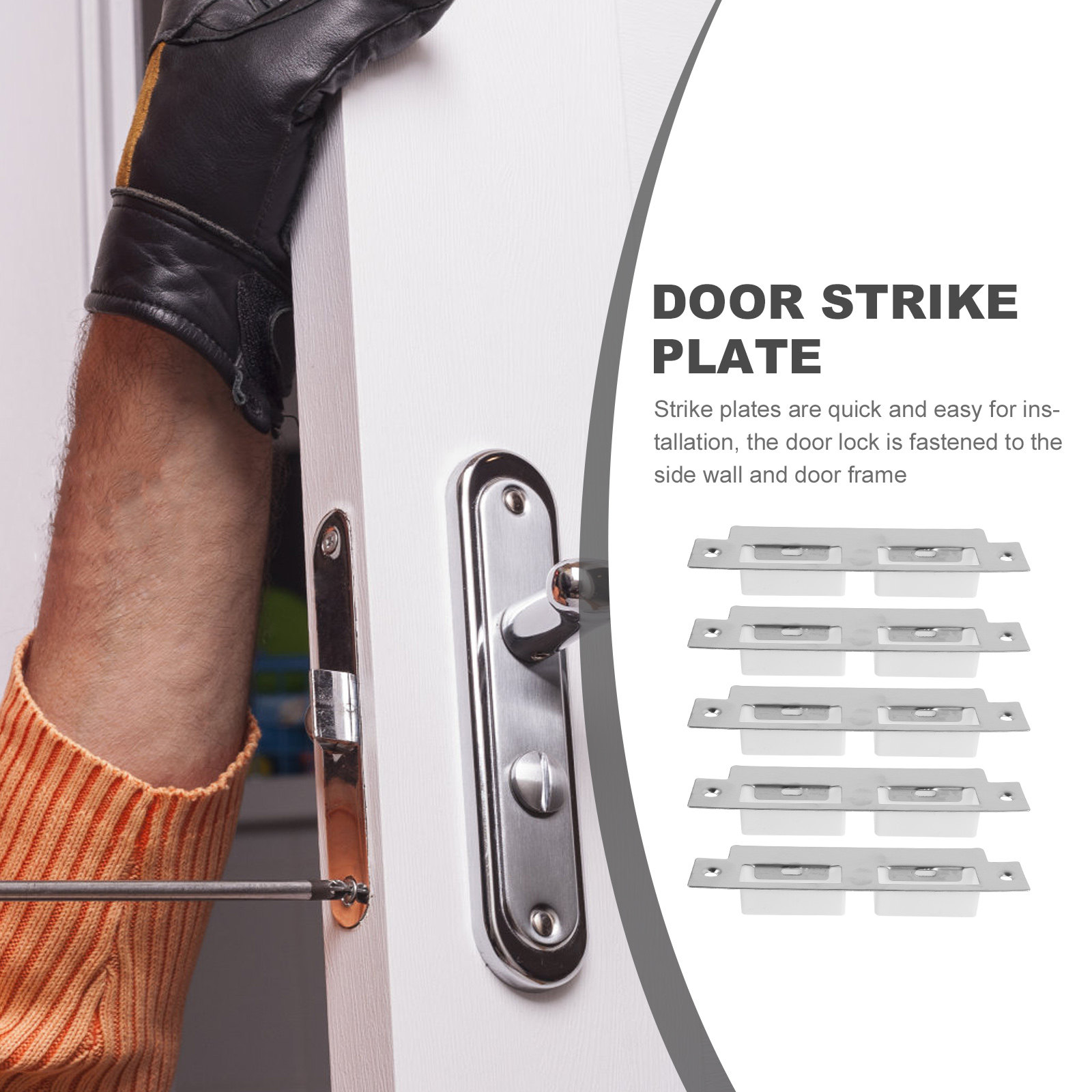 5Pcs Stainless Steel Door Stri - đánh giá và giá Door Reinforcer Kit
