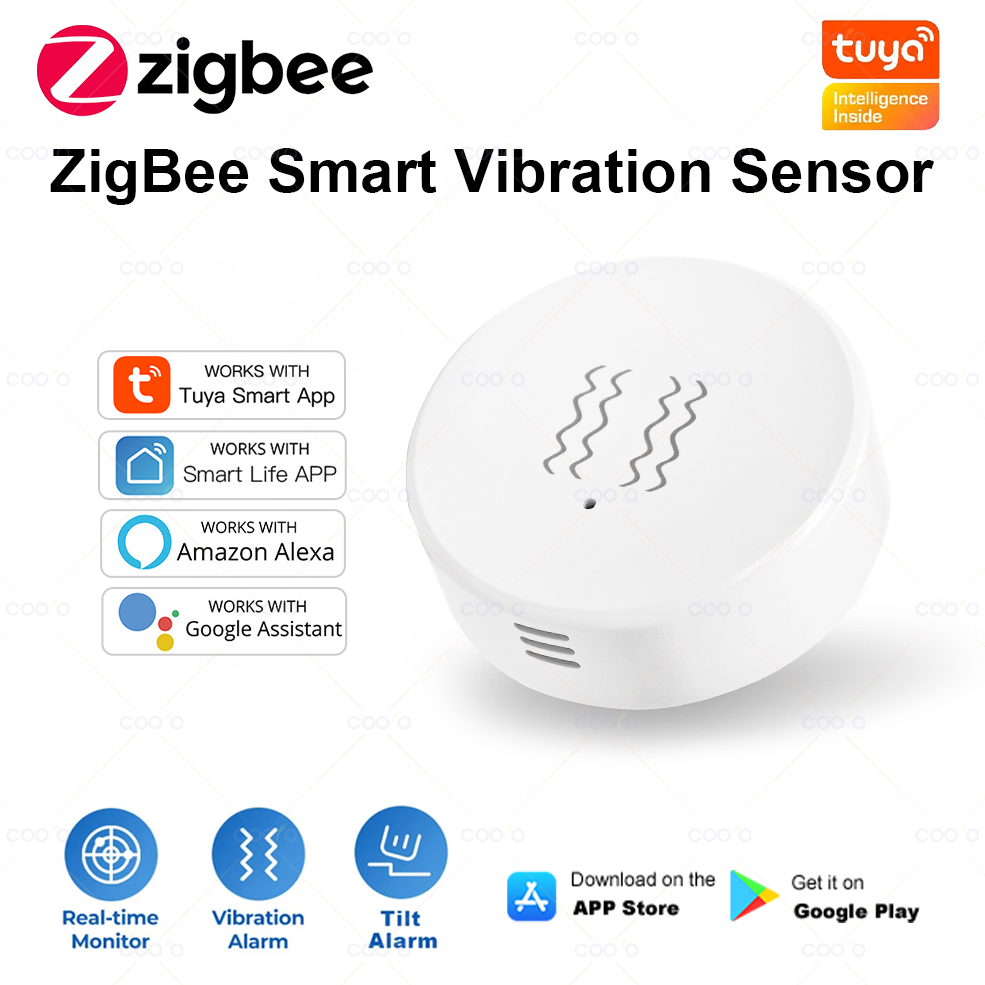 ZigBee Tuya Smart Vibration Se - đánh giá và giá Home Security System
