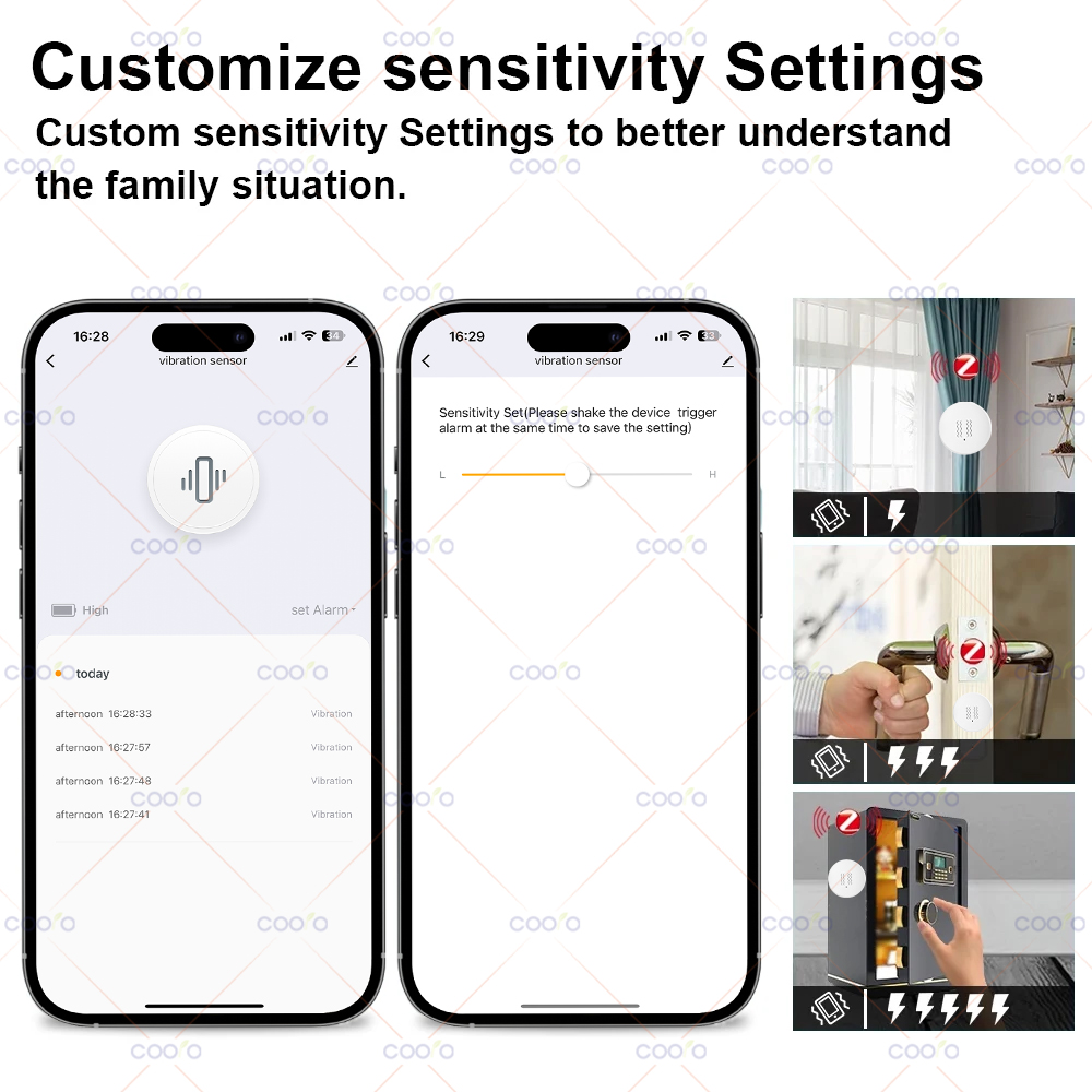 ZigBee Tuya Smart Vibration Se - đánh giá và giá Home Security System