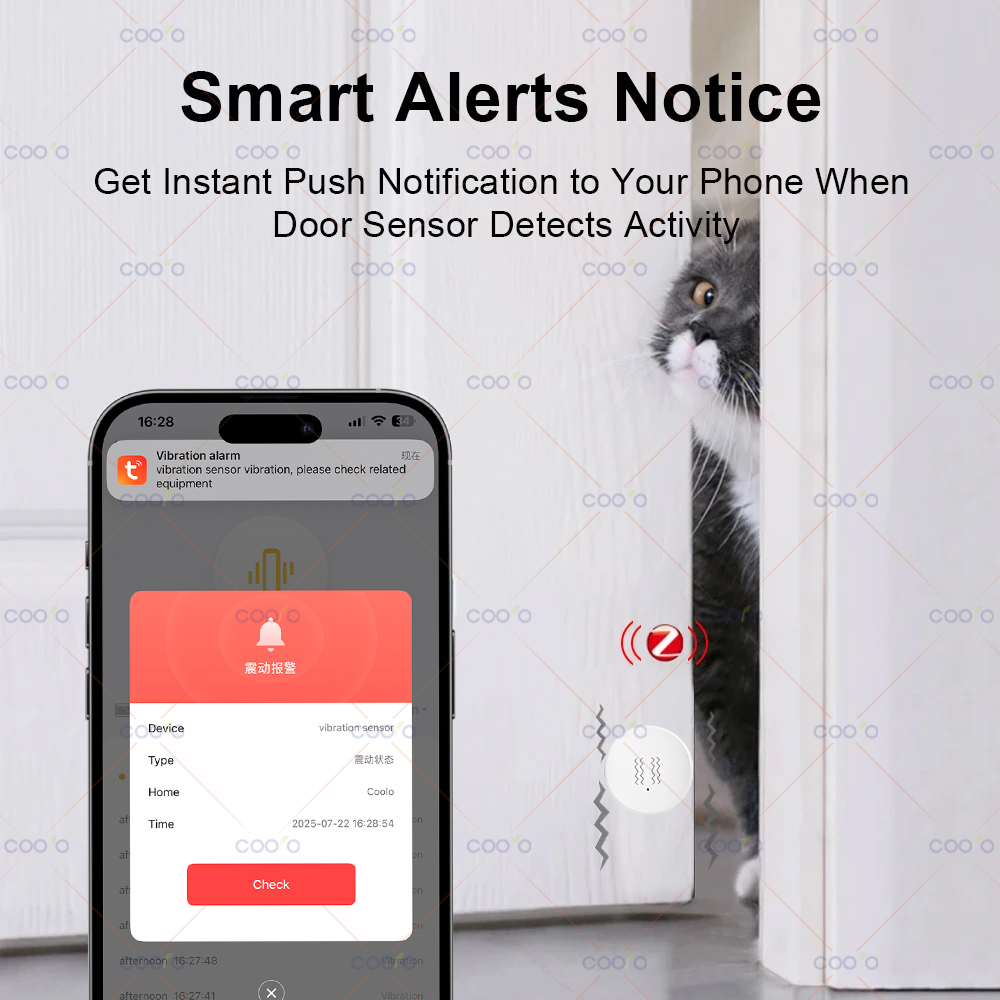 ZigBee Tuya Smart Vibration Se - đánh giá và giá Home Security System