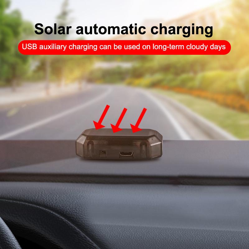 Car Mini LED Solar Power Warni - đánh giá và giá Solar Security Light