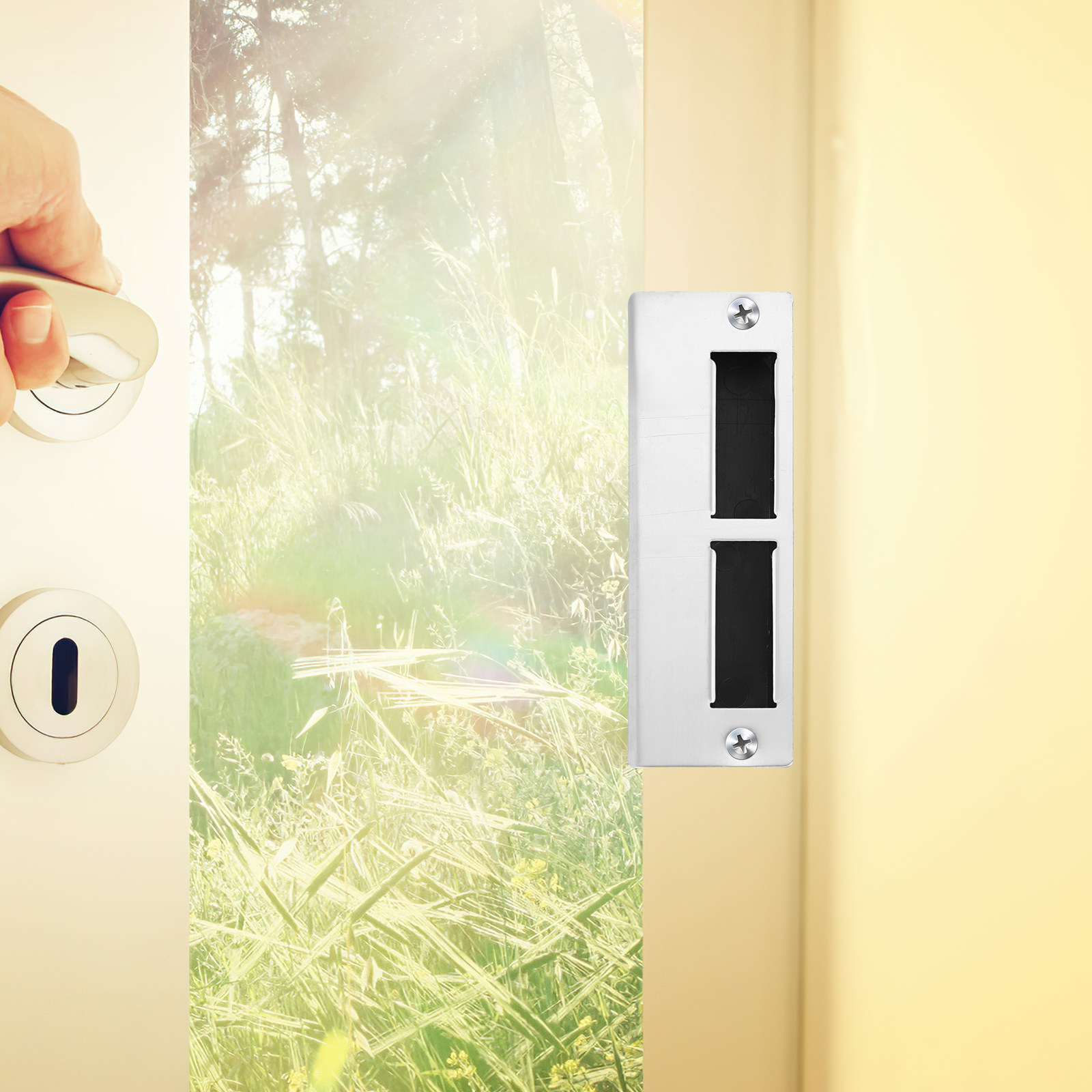 1Set Premium Deadbolt Cover Pl - đánh giá và giá Door Reinforcer Kit