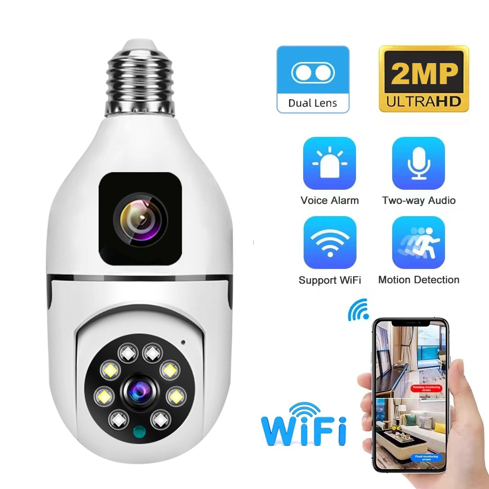 4MP V380/Yoosee Dual Lens E27  - đánh giá và giá Home Security Land