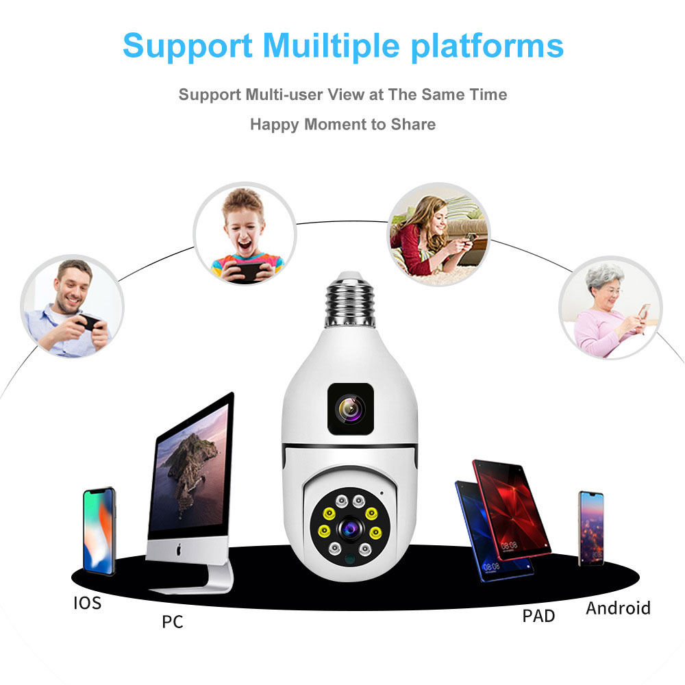 4MP V380/Yoosee Dual Lens E27  - đánh giá và giá Home Security Land