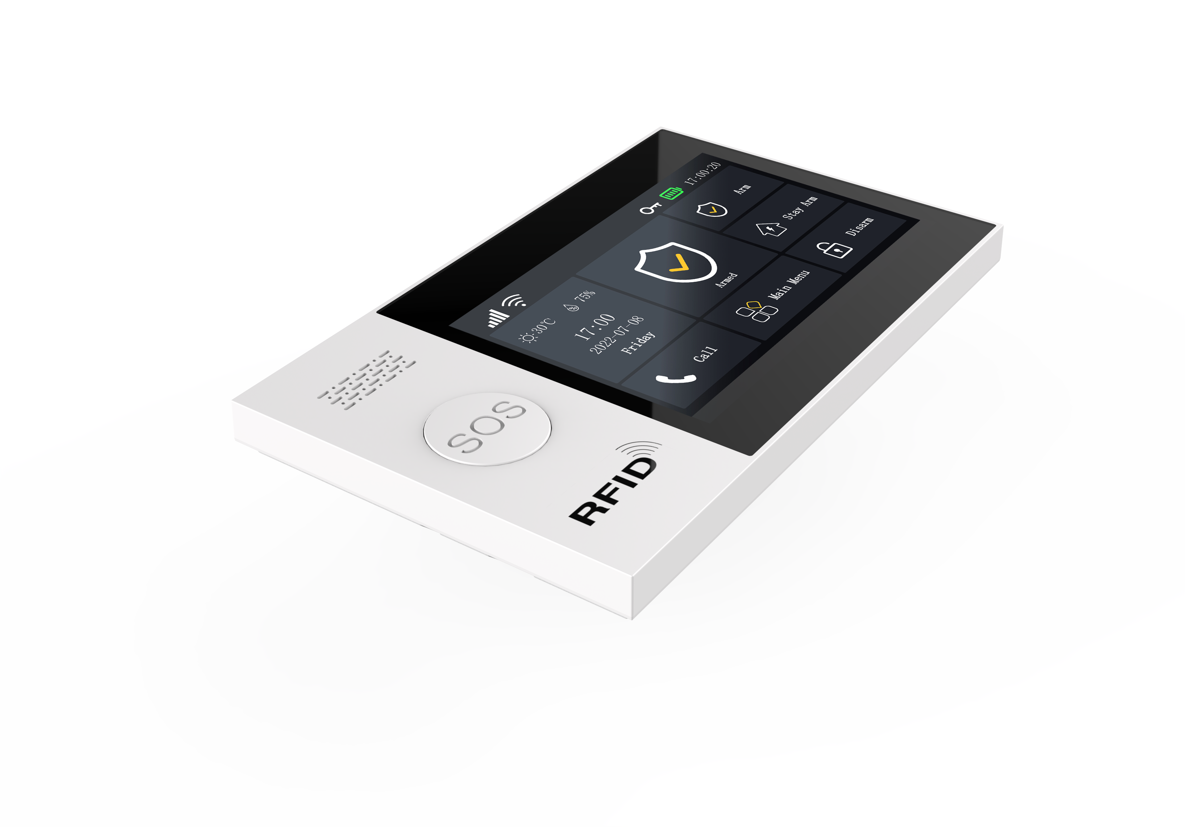 4.3Inch IPS Screen Touch Penal - đánh giá và giá Home Security Land