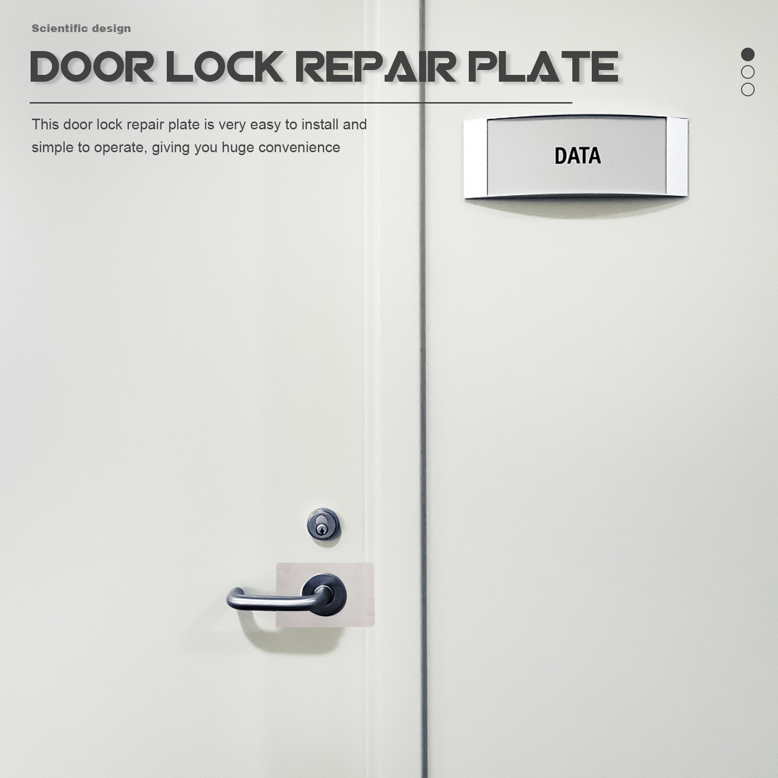 2Pcs Stainless Steel Door Hole - đánh giá và giá Door Reinforcer Kit